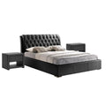 Black 3 Piece Queen Platform Bedroom Set B22131