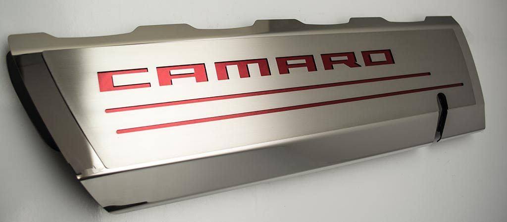 Brushed Black Fuel Rail Cover Top Plate C114837