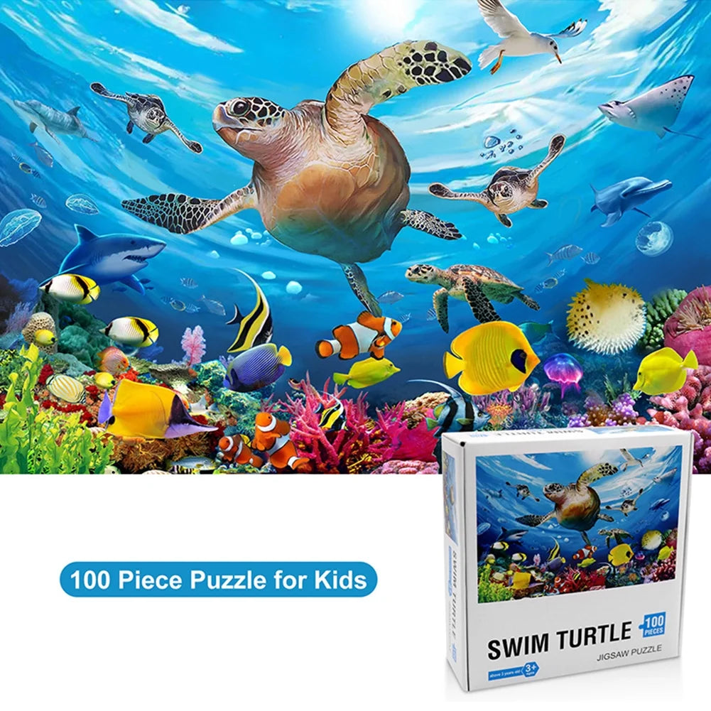 Underwater World 100 Pieces Puzzle T90326