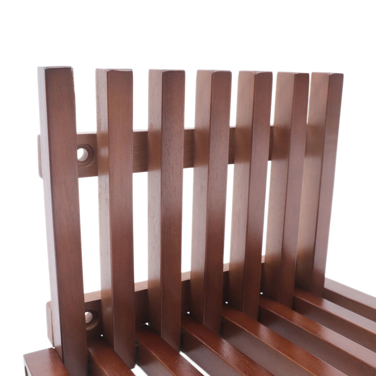 Wall-Mounted Folding Wood Shower Seat Q826