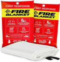 Fire Blanket 2-Pack 40"x40" Fireproof Fiberglass R48027