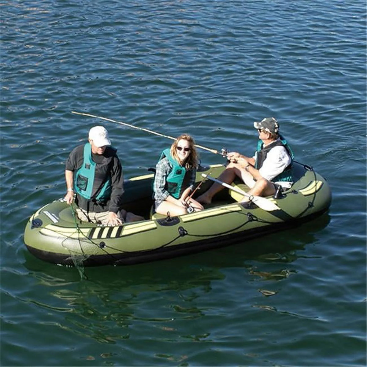 12-Foot Heavy-Duty Inflatable Fishing Boat A3291