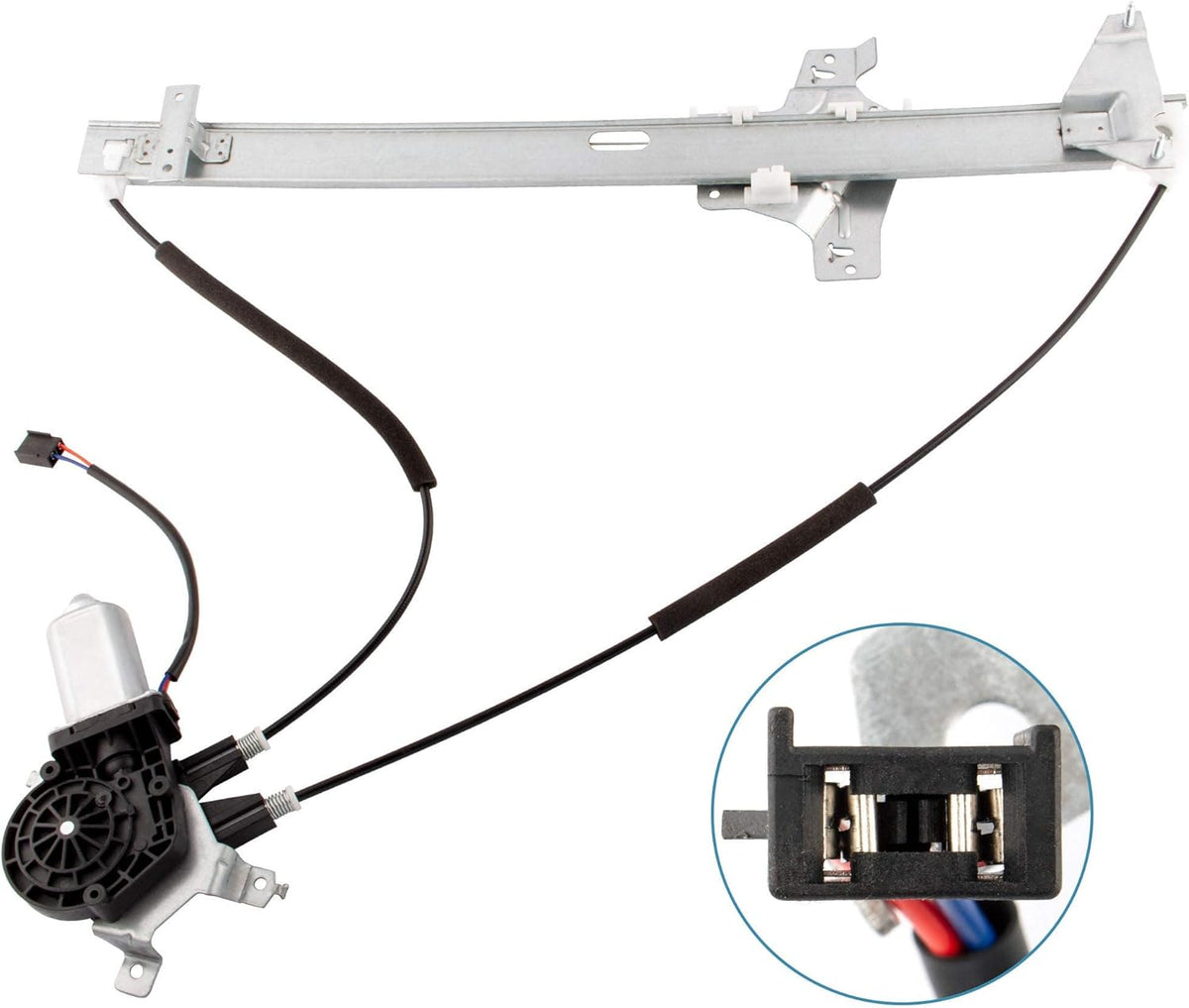 Front Passenger Side Power Window Regulator and Motor Assembly Pack of 2 L43908