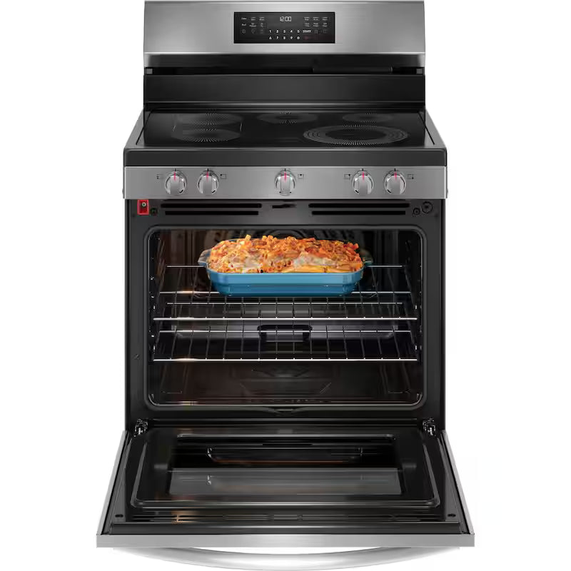 30 in 5 Element Stainless Steel Freestanding Range with True Convection and Air Fry B49464