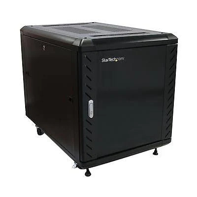 12U 36in Knock-Down Server Rack Cabinet with Casters M1834