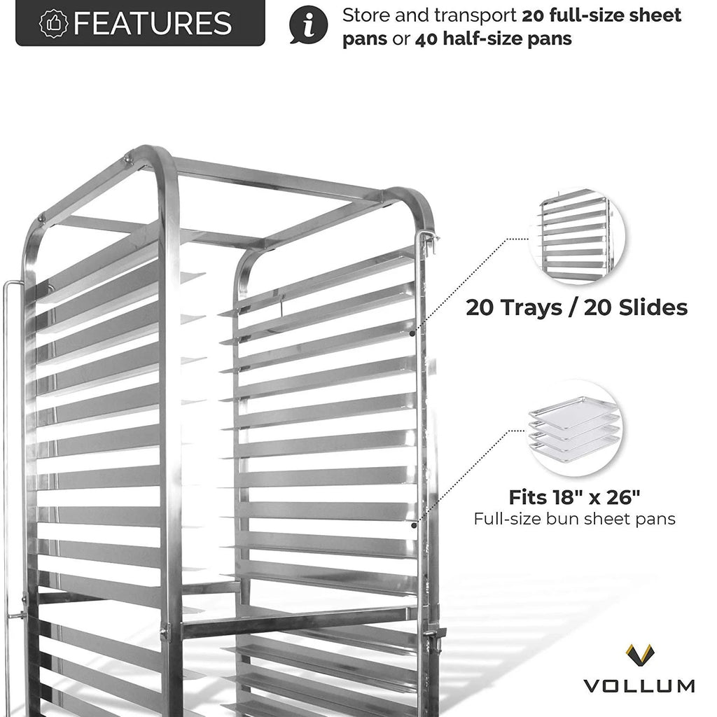 20 Trays Stainless Steel Bakery Rack F88431