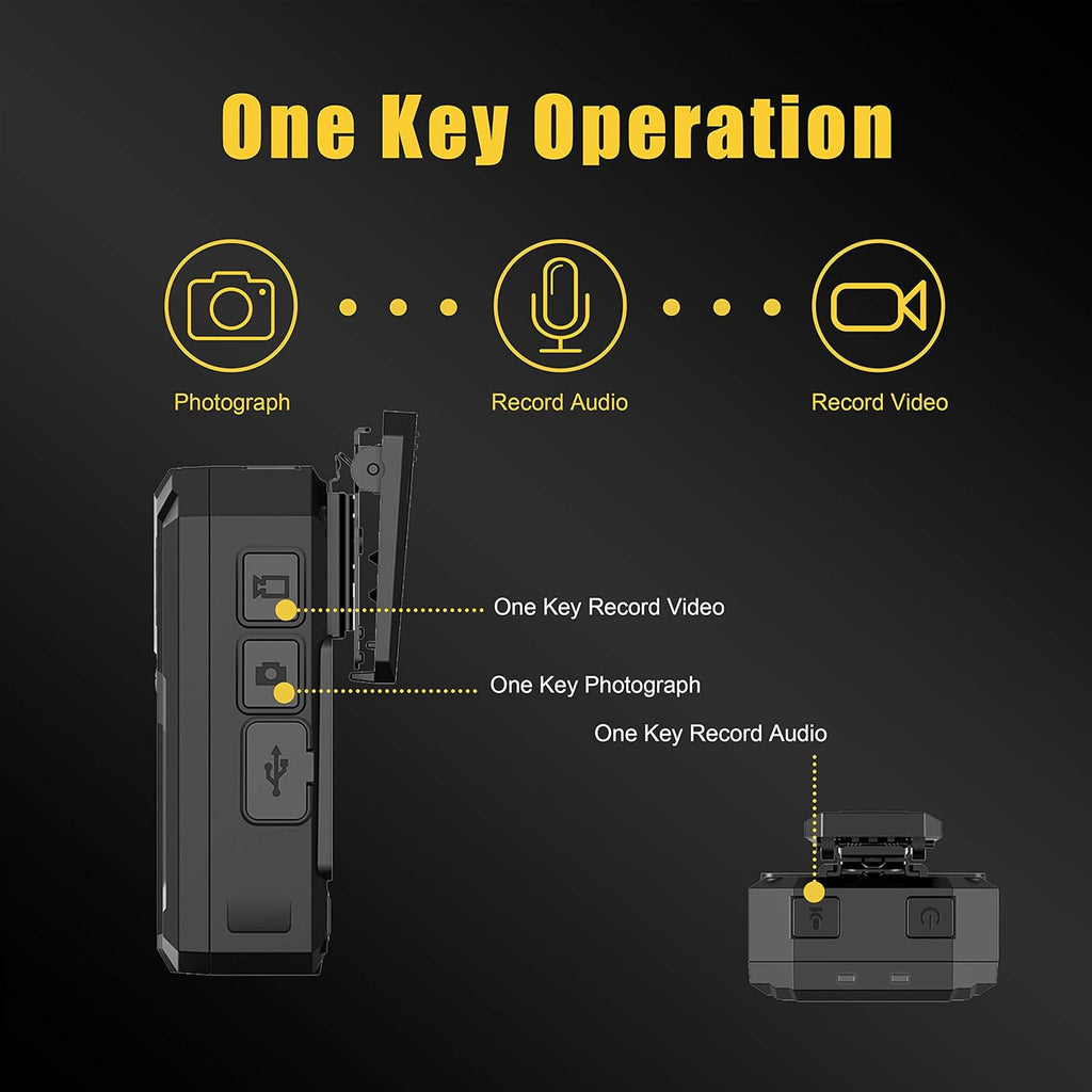 Police Body Camera with Infrared Night Vision P615622