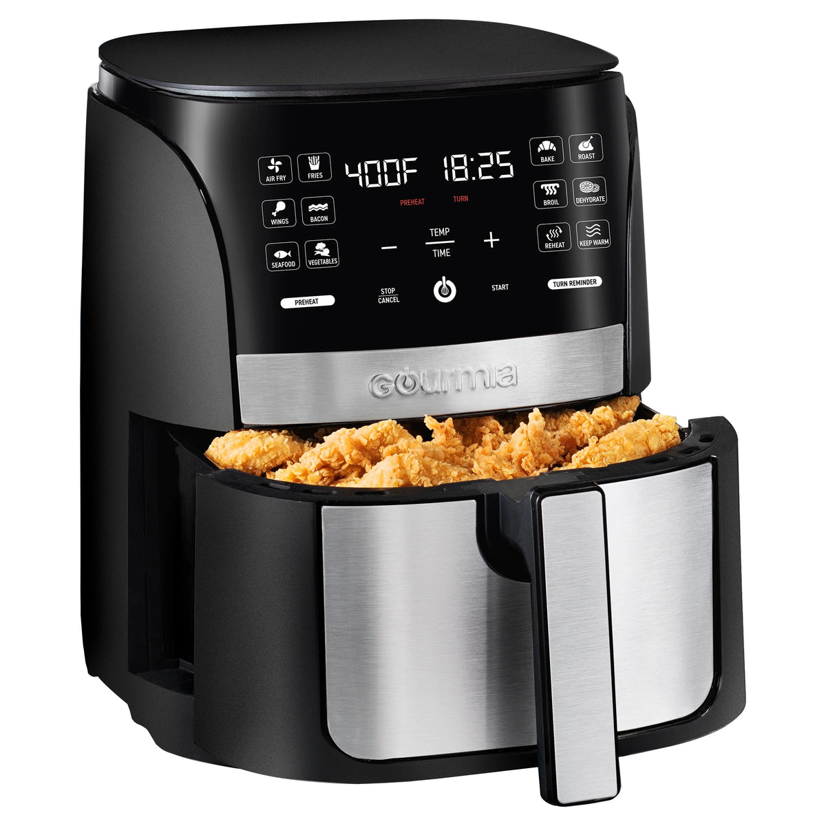 6 Qt Digital Air Fryer with 12 One-Touch Cooking Functions R713