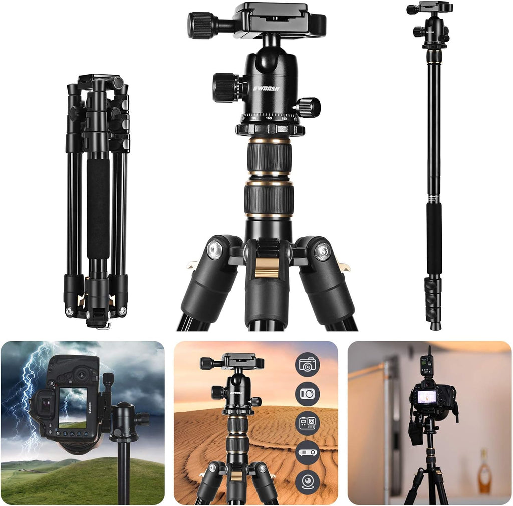 58" Aluminum Travel Tripod with Ball Head N883