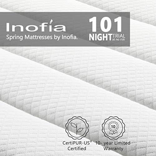 Queen 10 inch Memory Foam Hybrid Innerspring Mattress Q46658