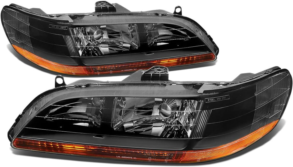 Black Housing Headlights Assembly for Honda Accord CG 98-02 Q4204