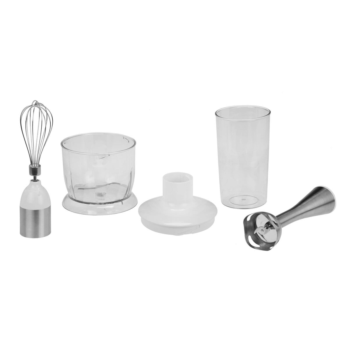 White Combi Mixer with Mixing Cup, Chopper & Whisk P34807