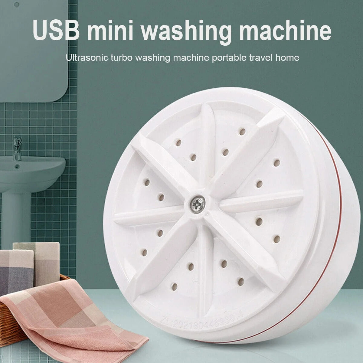 Mini Ultrasonic Portable Washing Machine C910