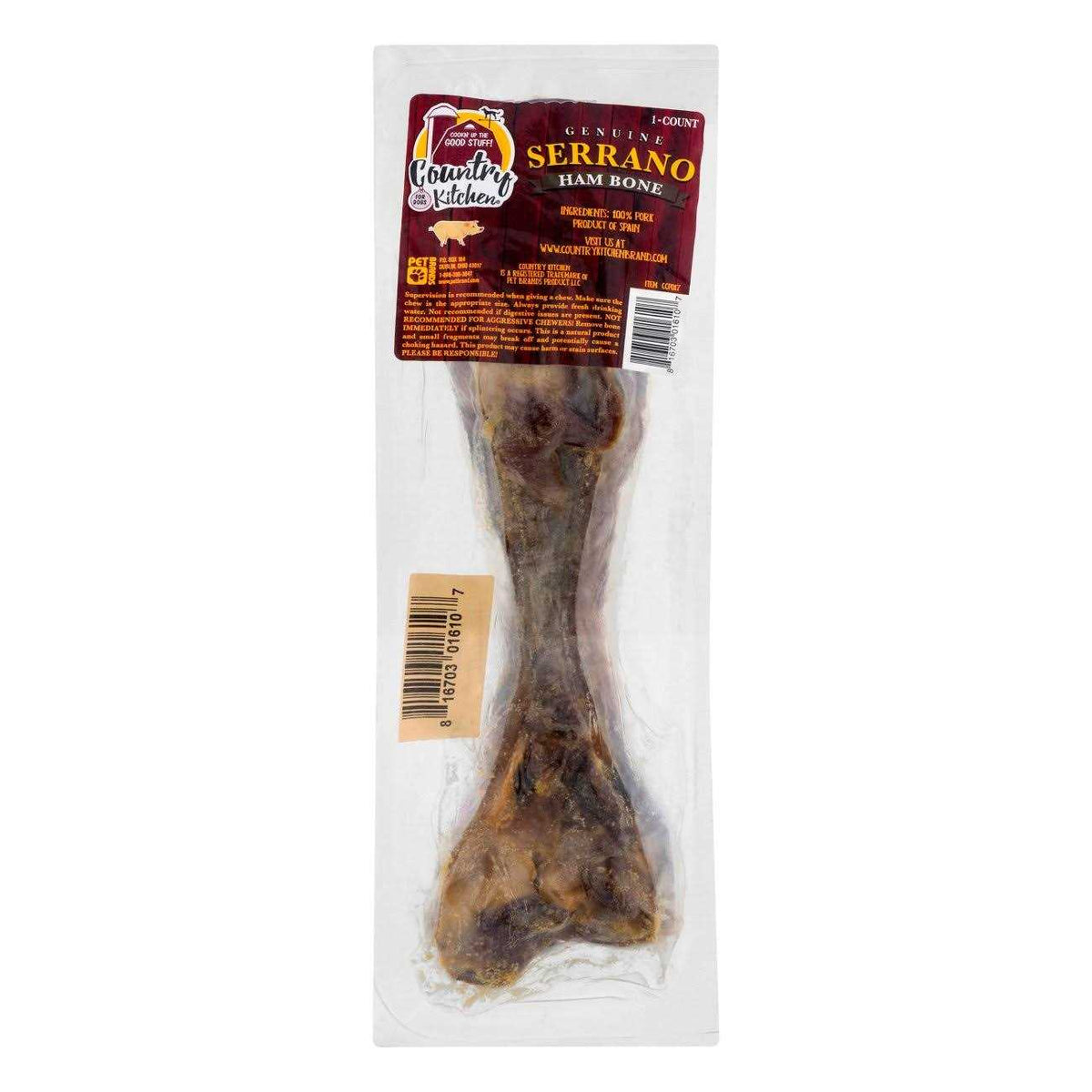 Serrano Ham Bone Dog Treat M567