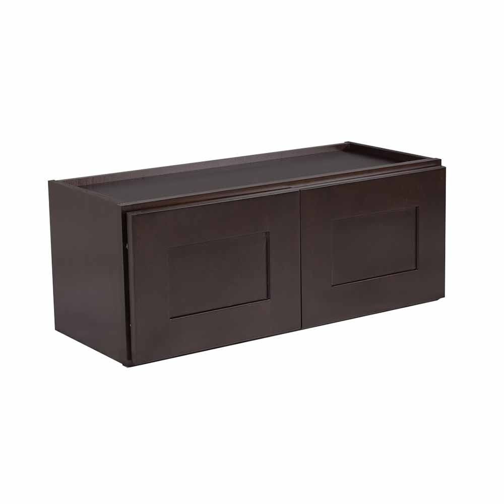 Espresso Double Door Kitchen Cabinet O198931