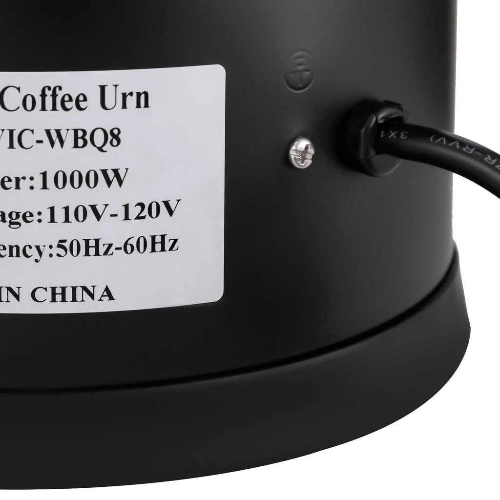8L 1KW Stainless Steel Commercial Coffee Urn S113817