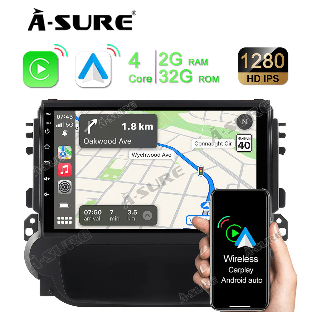 2+32GB Carplay Android 11 Car Stereo GPS Radio E873