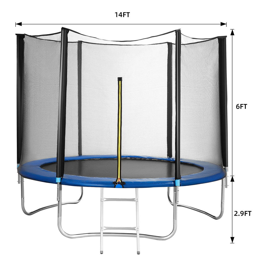 10 ft Trampoline with Safety Enclosure Net K39731