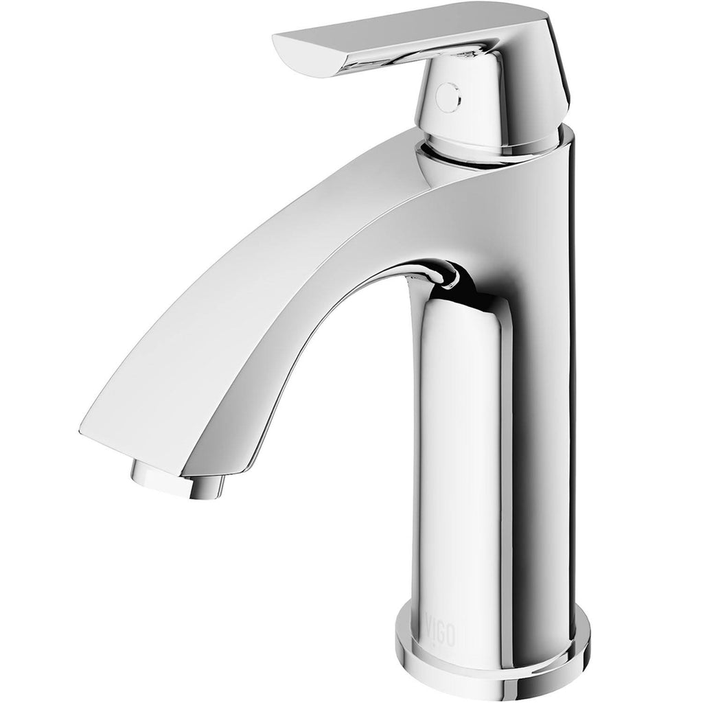 Chrome Single Hole Bathroom Faucet N1646
