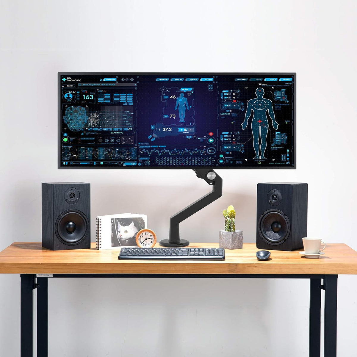 Single Monitor Arm Desk Mount R672636