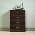 Espresso 4-Drawer Chest A1070