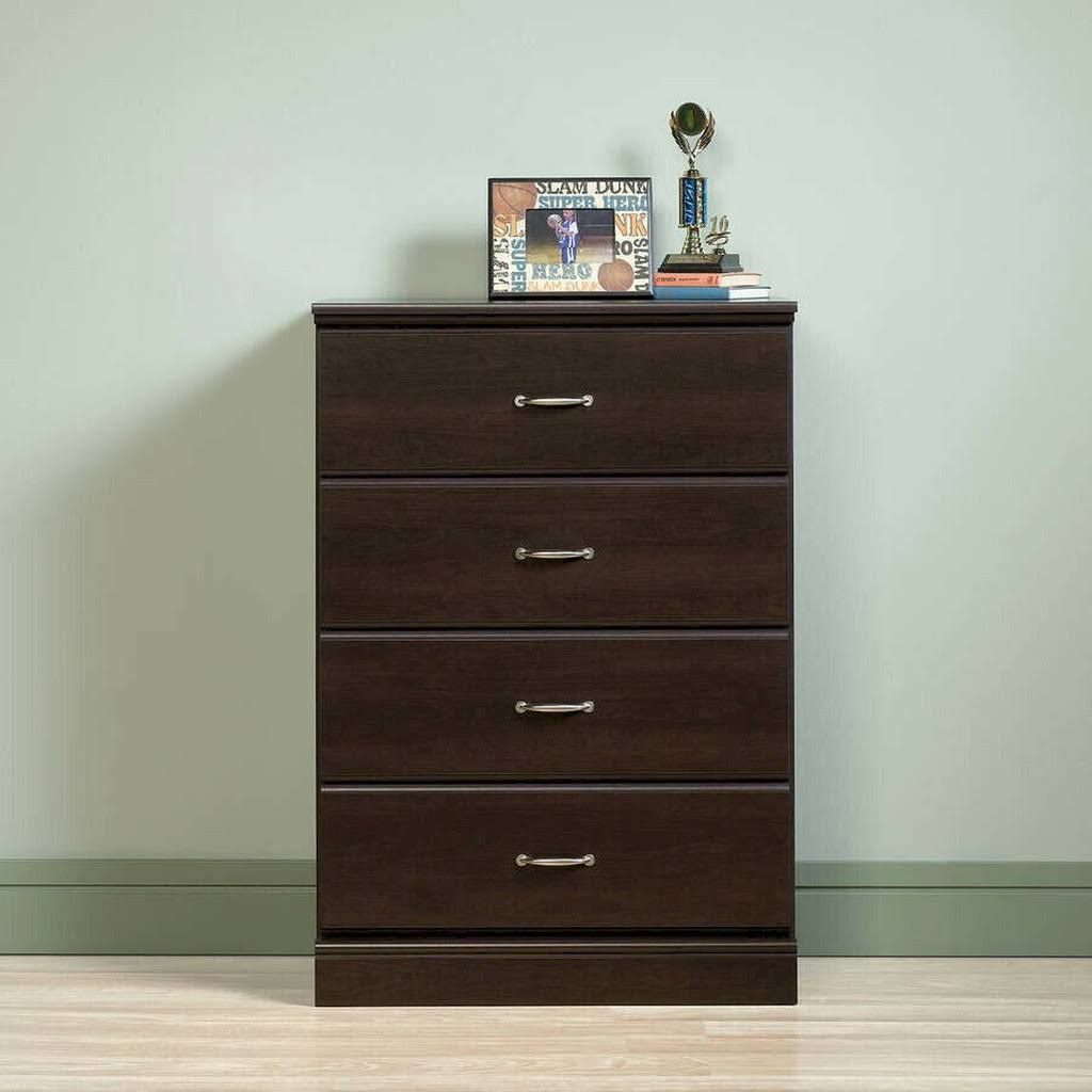 Espresso 4-Drawer Chest A1070