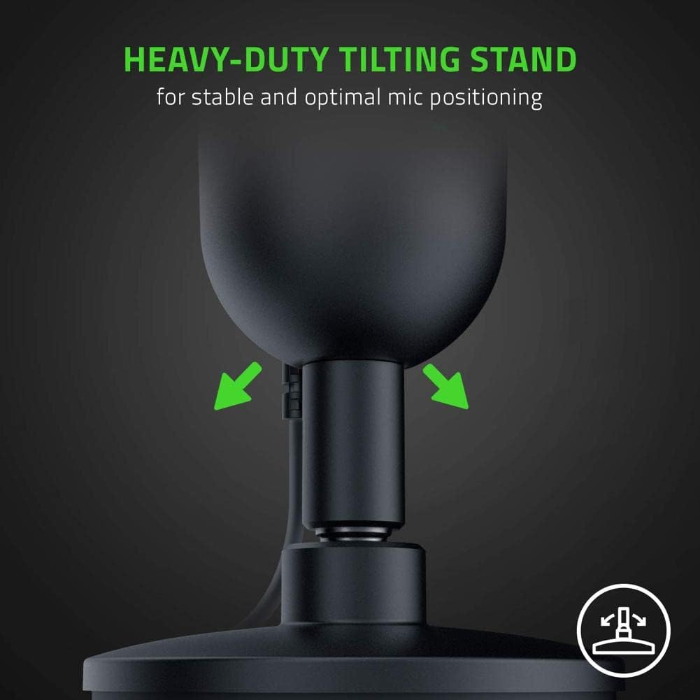 Black USB Streaming Microphone with Supercardioid Pick-Up Pattern H725