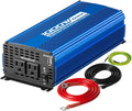 1000W Pure Sine Wave Power Inverter DC 12V to AC 110V with Dual AC Outlets & 2A USB Ports Y81460
