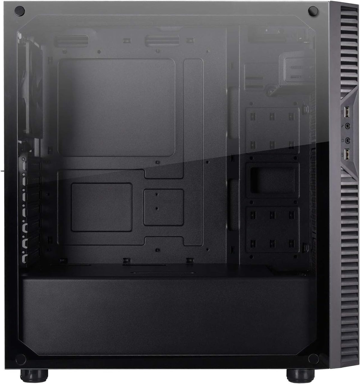 Micro-ATX & ATX Tempered Glass Computer Case J3840