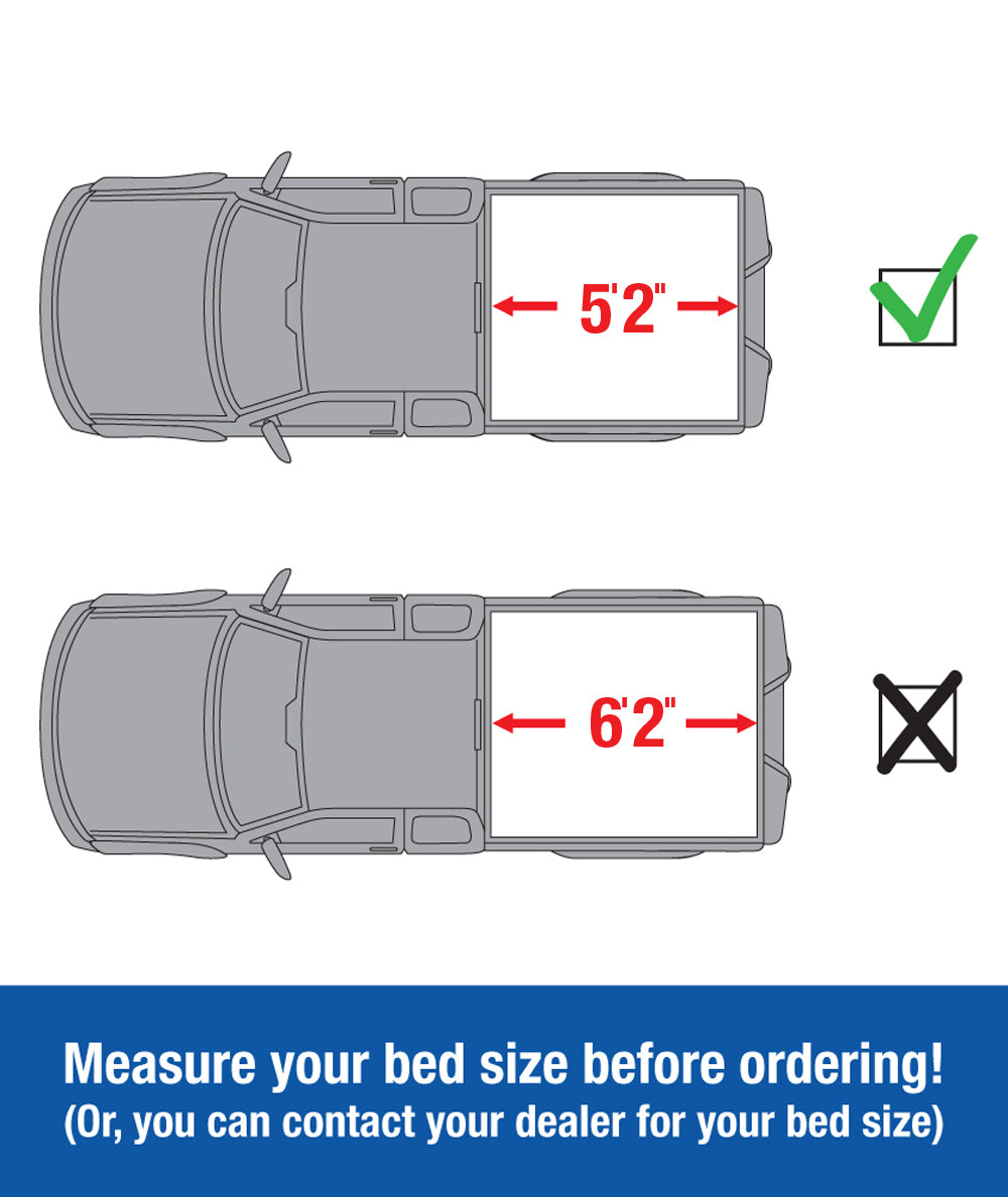 Alloy Hardtop Truck Bed Tonneau Cover for 2015-2022 Chevy Colorado GMC Canyon 5'2" Bed W47358