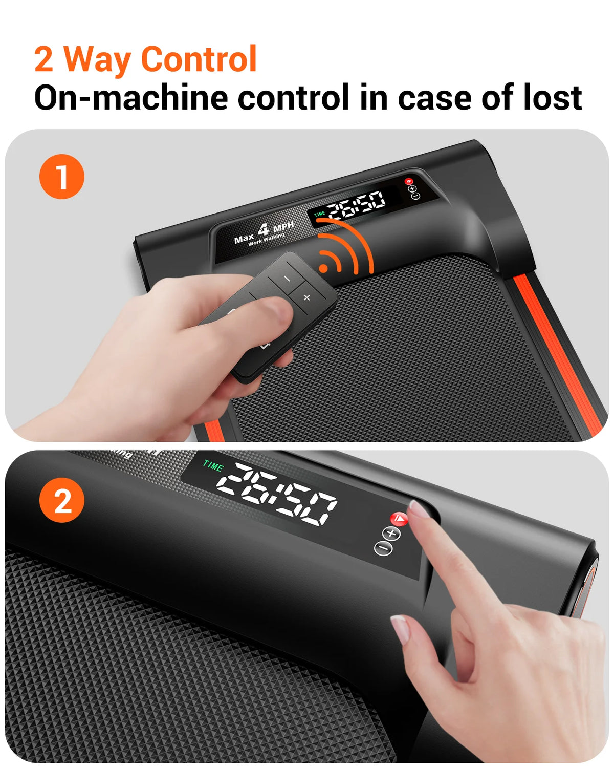 Walking Pad Under Desk Treadmill with Remote Control E5118