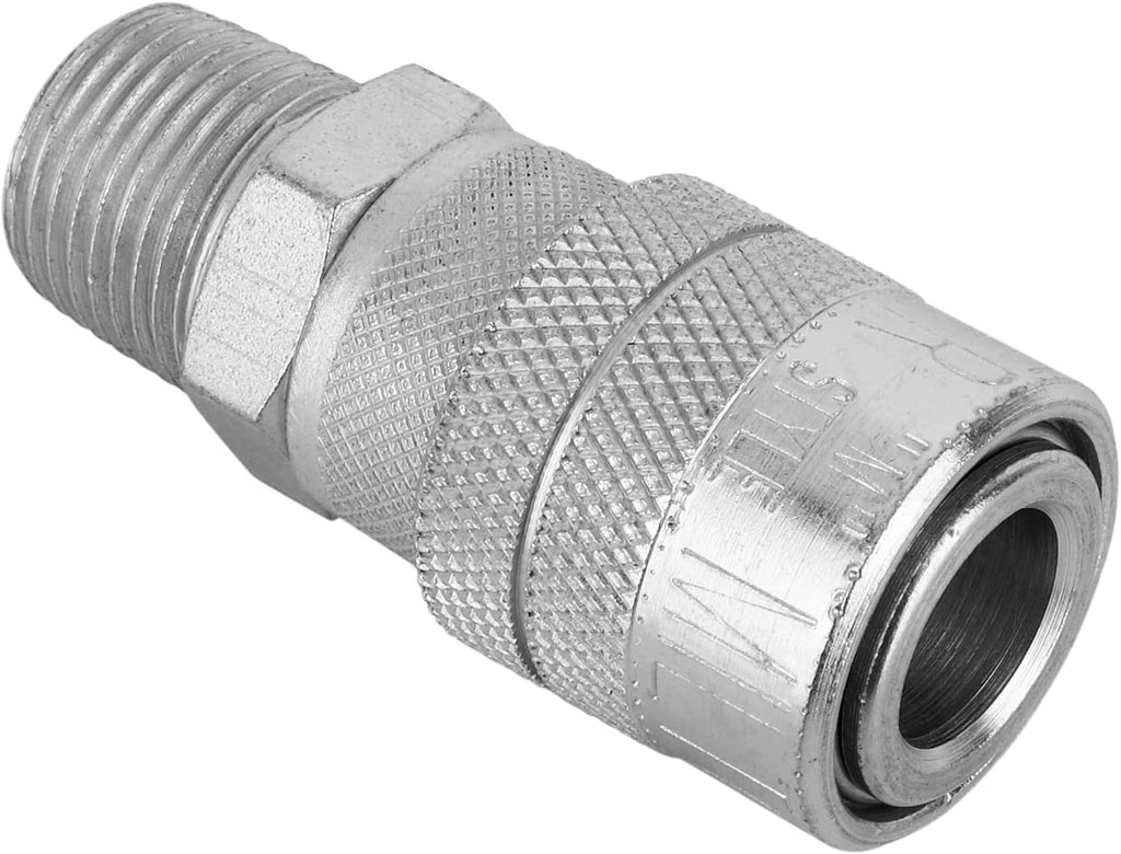 3/8" MNPT Interchange Quick-Connect Steel Coupler, Box of 10 U41348
