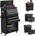 Red Lockable Rolling 8-Drawer Tool Chest with Wheels W513486