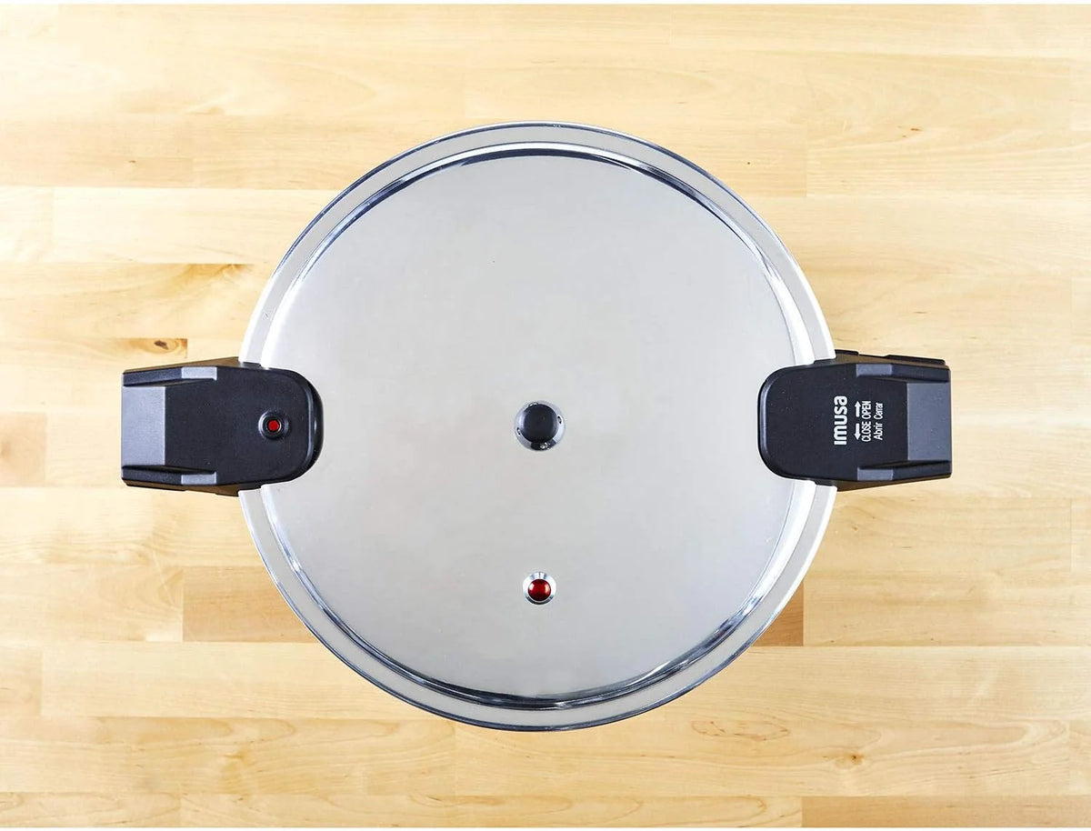 16Qt Jumbo Stovetop Pressure Cooker With Regulator And Side Handles Z42030