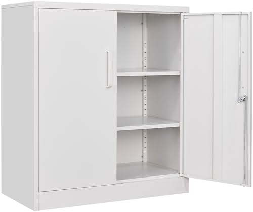 Red Black Metal Storage Cabinet with Lock N4120