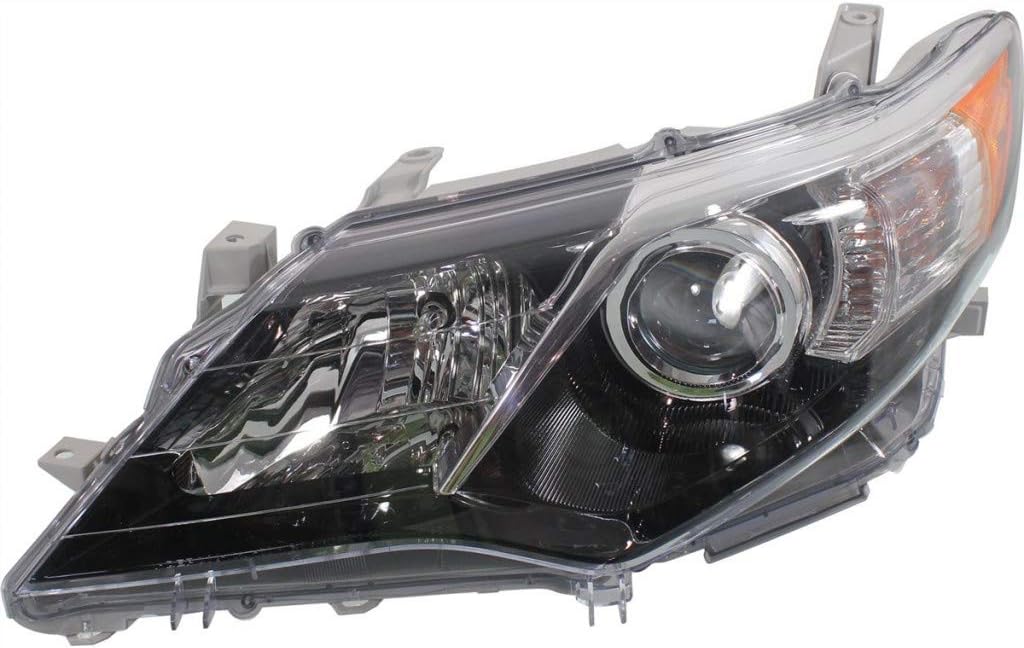 Passenger Side Halogen Headlight Assembly for Toyota Camry 2012 2013 2014 SE/Sport Model N2799