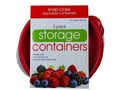 Plastic Round Food Container Pack of 3 Case of 24 U47691