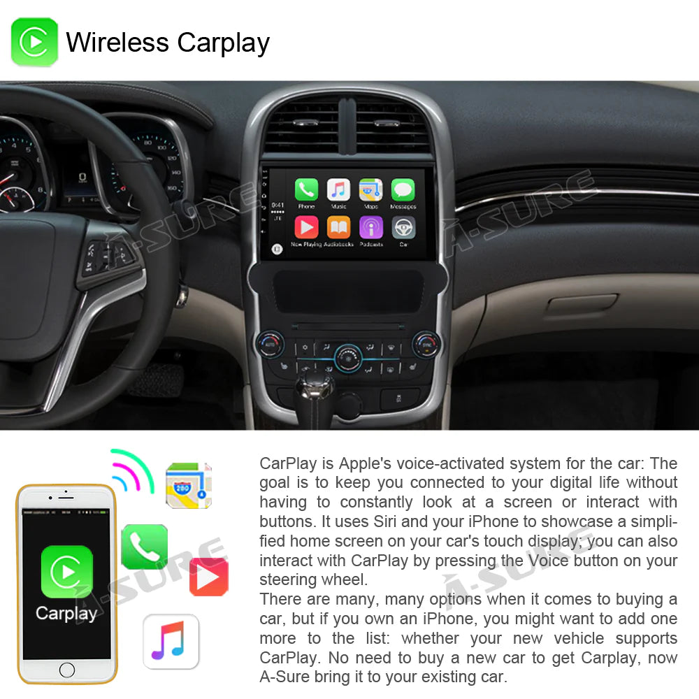 2+32GB Carplay Android 11 Car Stereo GPS Radio E873