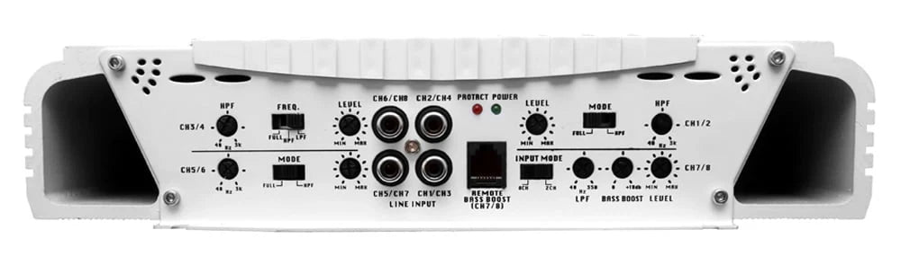 8 Channel 3000 Watt Waterproof Marine Amplifier E221
