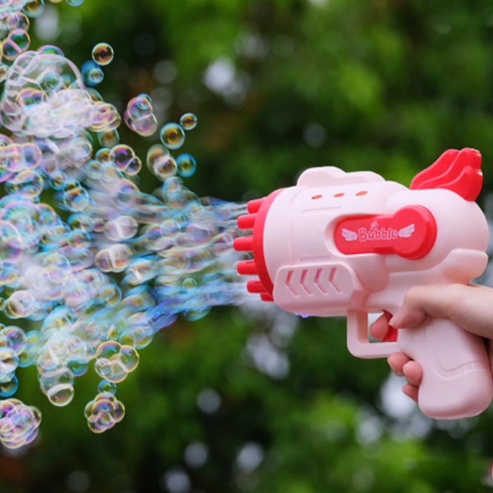 Automatic Bubble Blaster Toy with Cooling Fan & Solutions Batteries Operated P376538