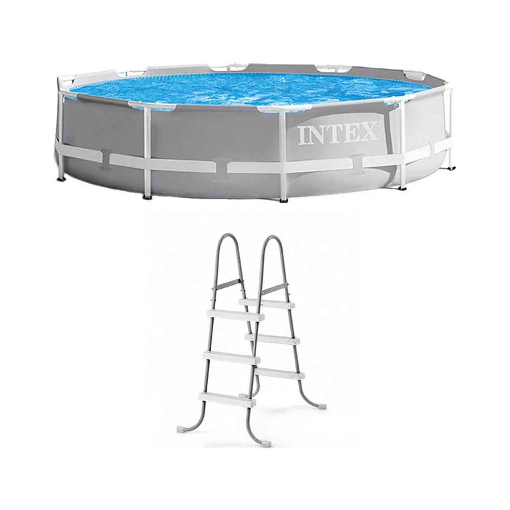 10' x 30 Above Ground Swimming Pool with Filter Pump & Ladder Z987199