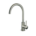 Brushed Nickel Single Handle Goose Neck Stainless Steel Bar Faucet X439