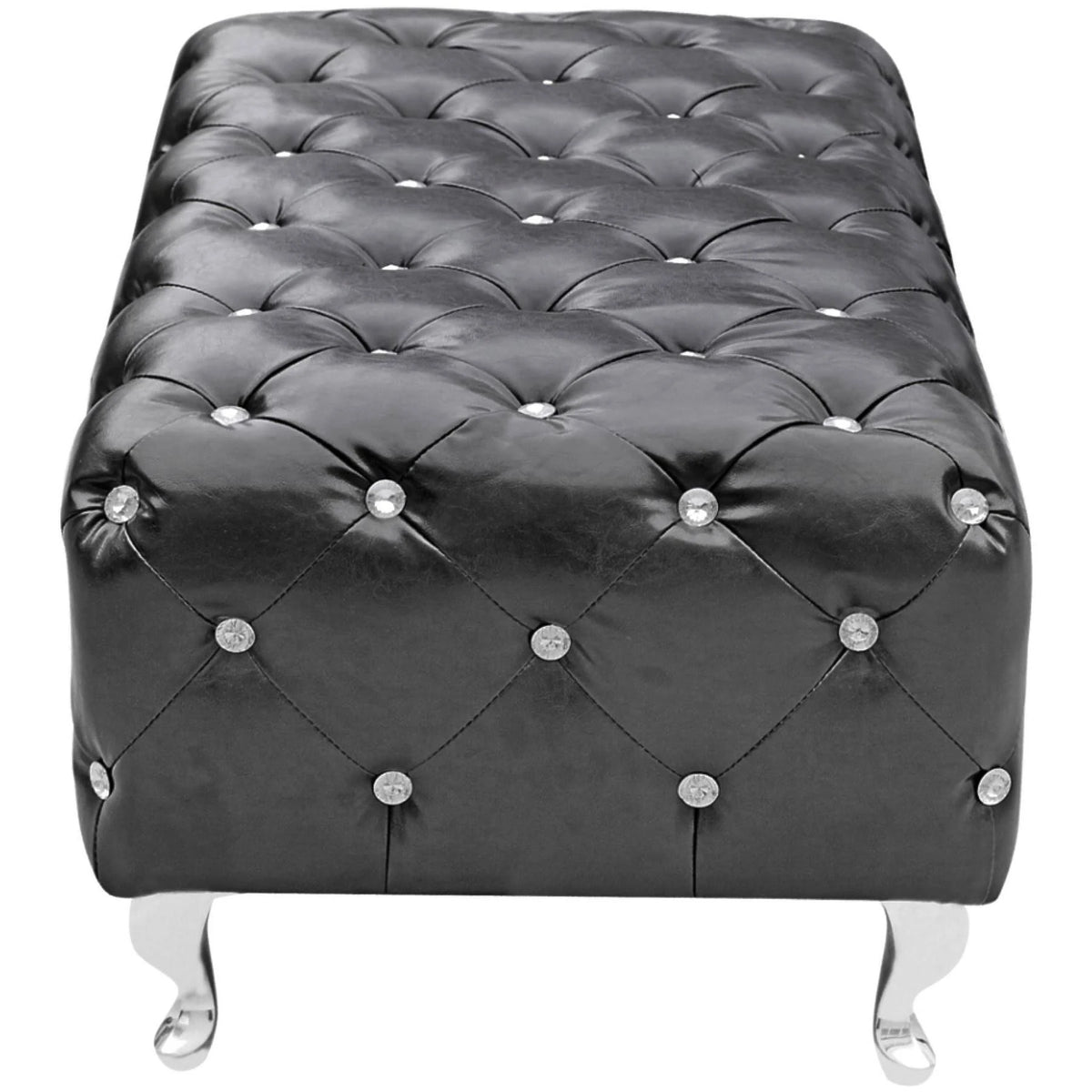 Tufted Bench - Black K346