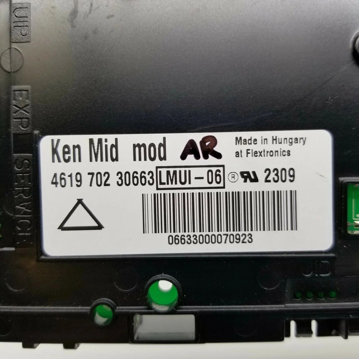 Kenmore Washer Control H535