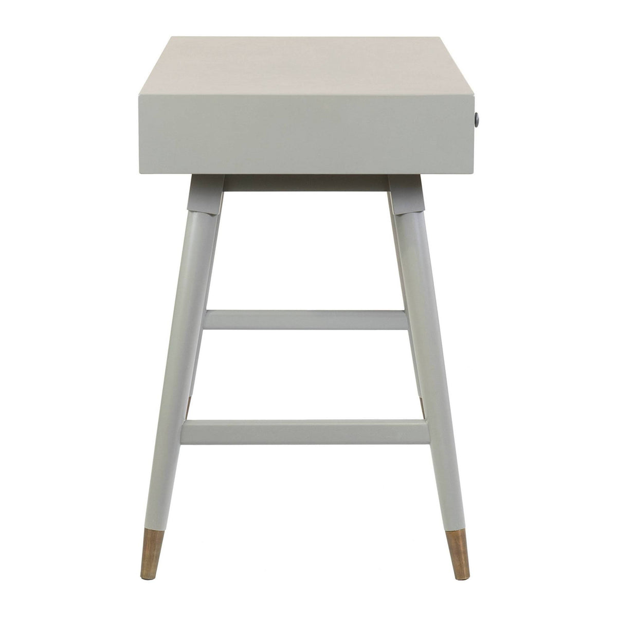 Gray Console Table with Storage O761