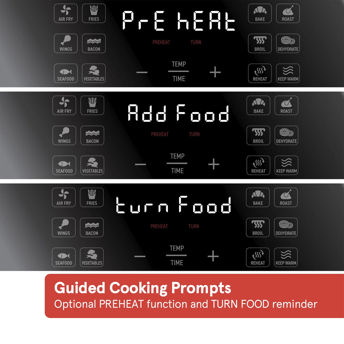 6 Qt Digital Air Fryer with 12 One-Touch Cooking Functions R713
