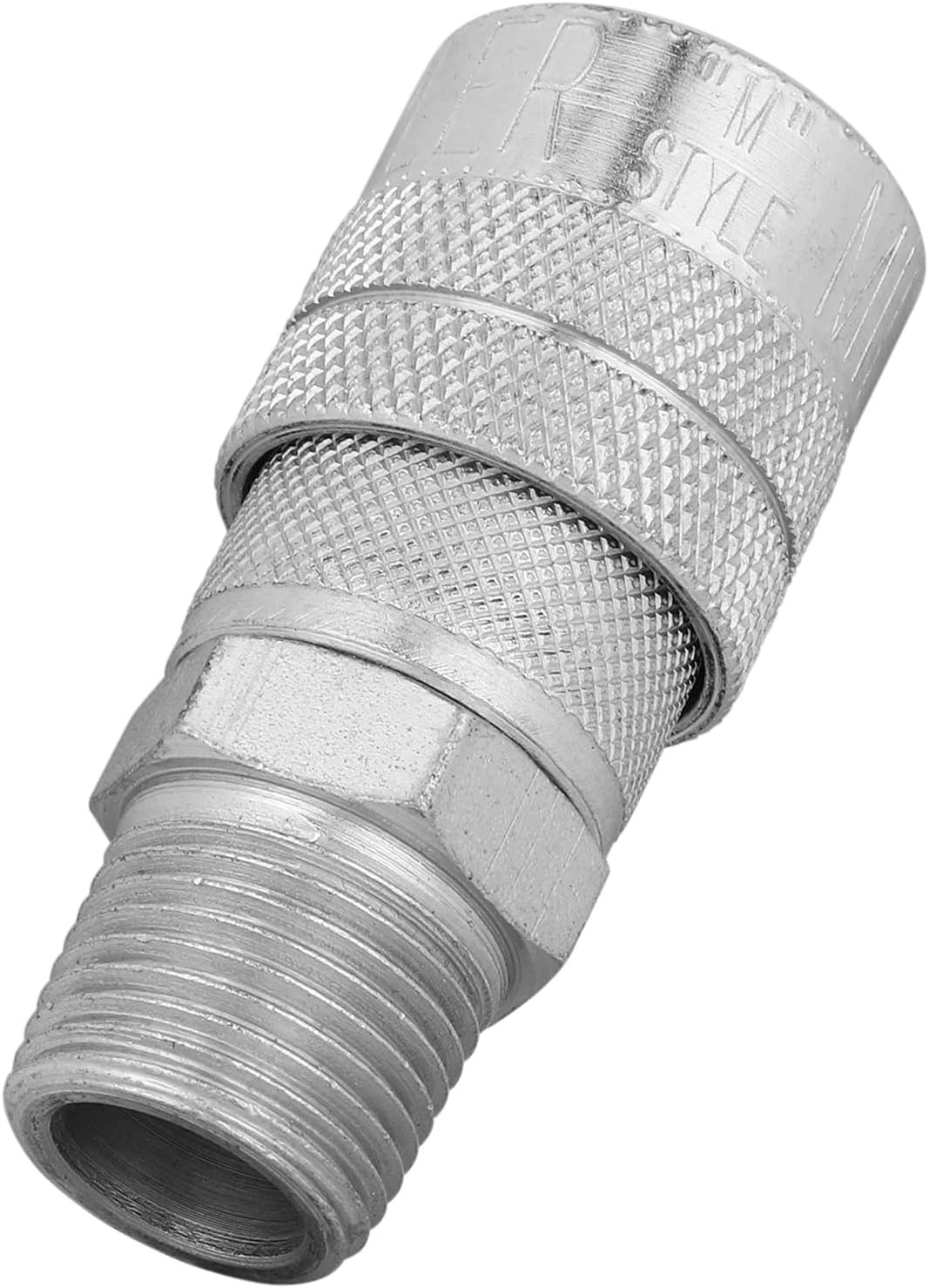 3/8" MNPT Interchange Quick-Connect Steel Coupler, Box of 10 U41348