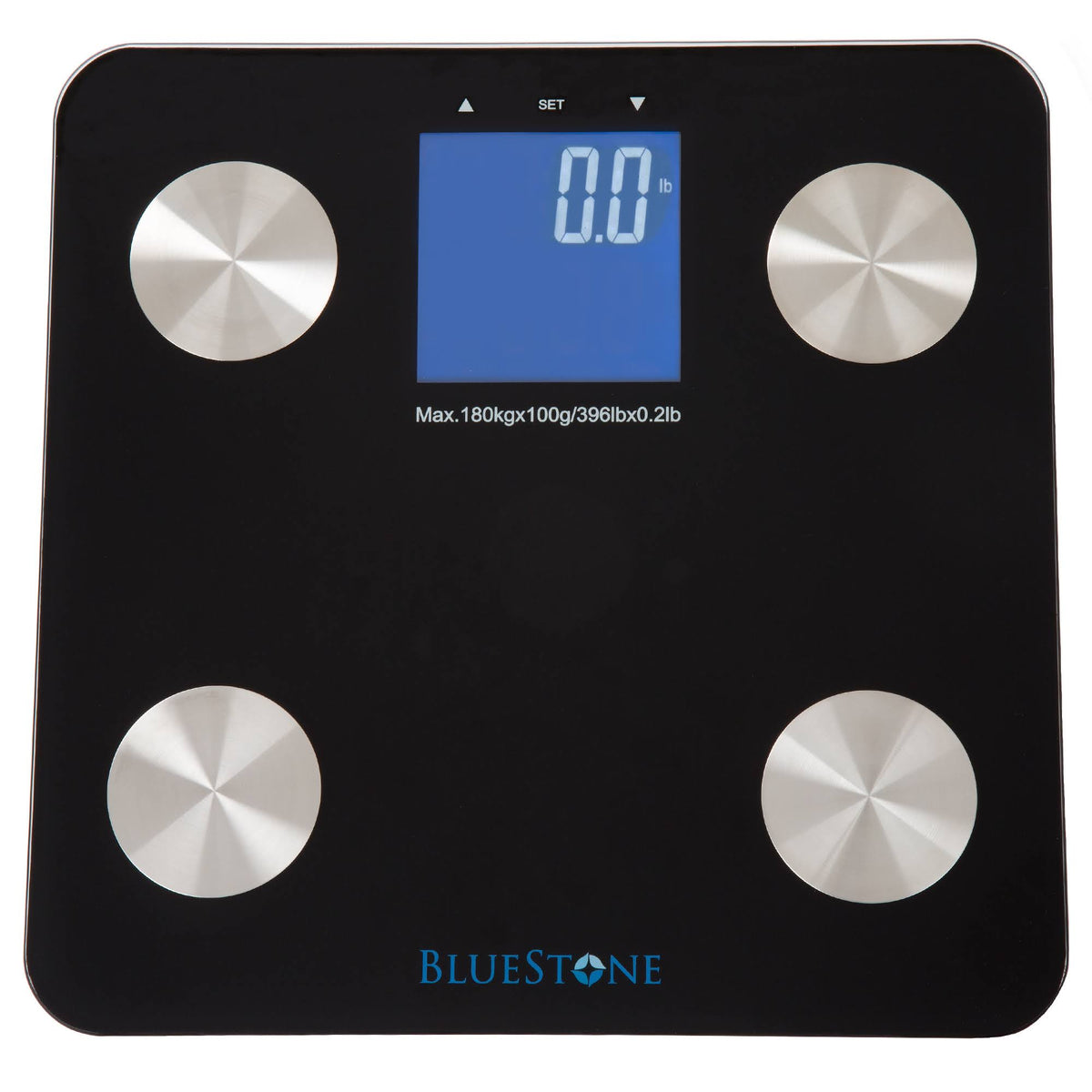Black Digital Body Fat Scale with Large LCD Display R162