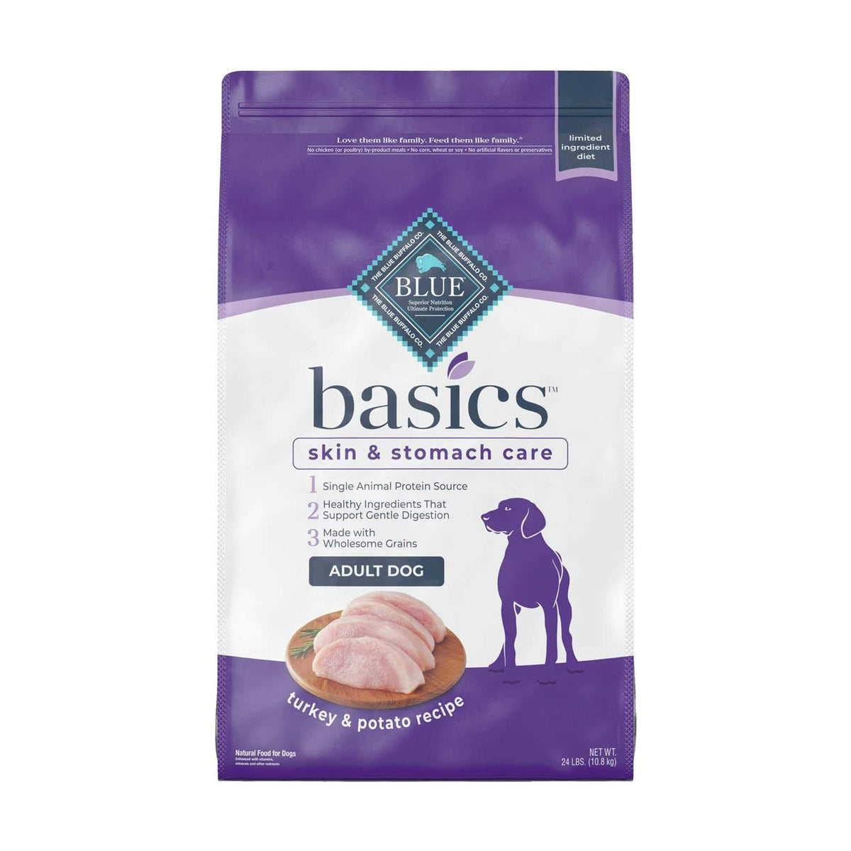 Adult Turkey Potato Dry Dog Food R2332