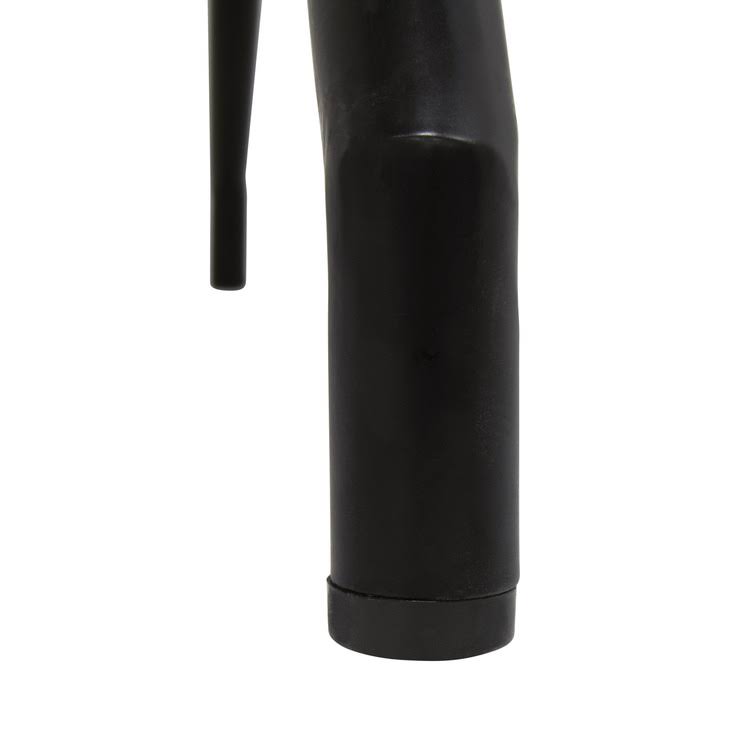 Black Brown Swivel Accent Chair with Metal Base S92755